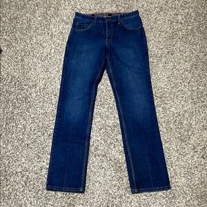 Men's Wrangler Blue Jeans 31x36  Stretch Comfort Waistband